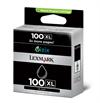 Lexmark Inkjet 100XL, sort