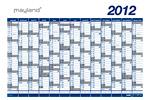 Kalender Væg 2012 Kæmpe 1x13