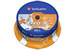 DVD-R Verbatim* 4.7 GB 16x pk